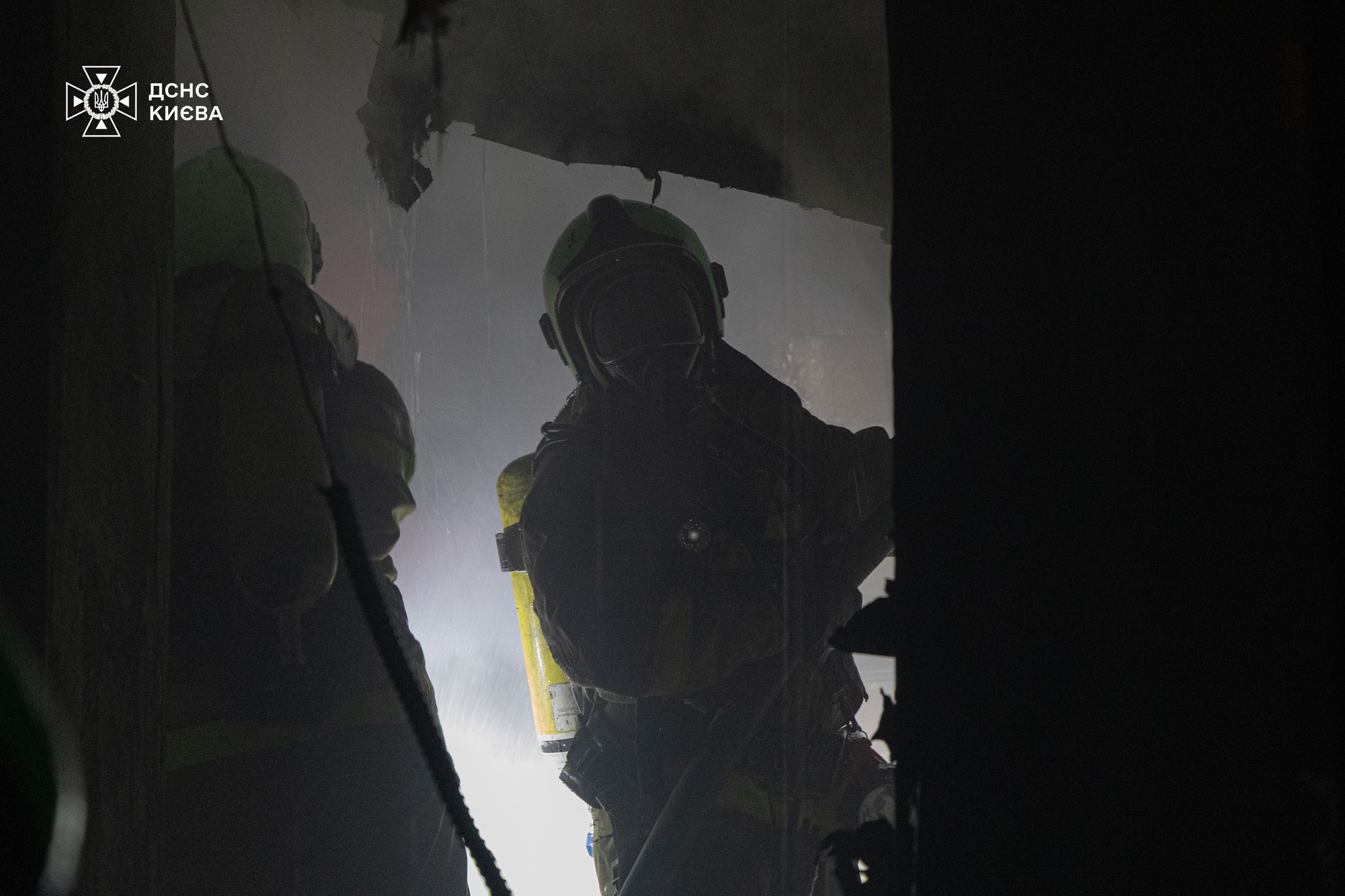 В центре Киева утром горело админздание