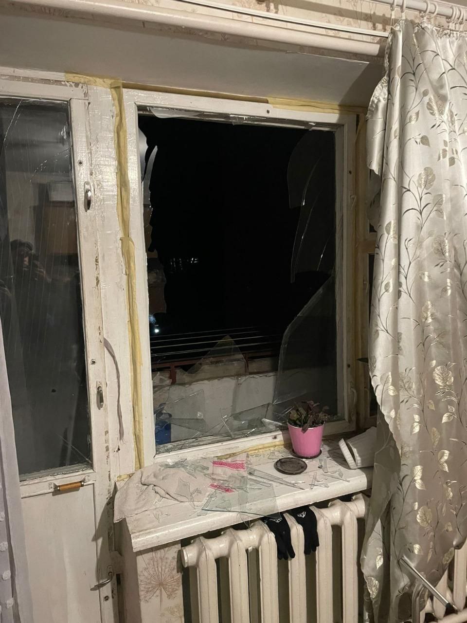 последствия обстрелов в Черкасской области 14 ноября