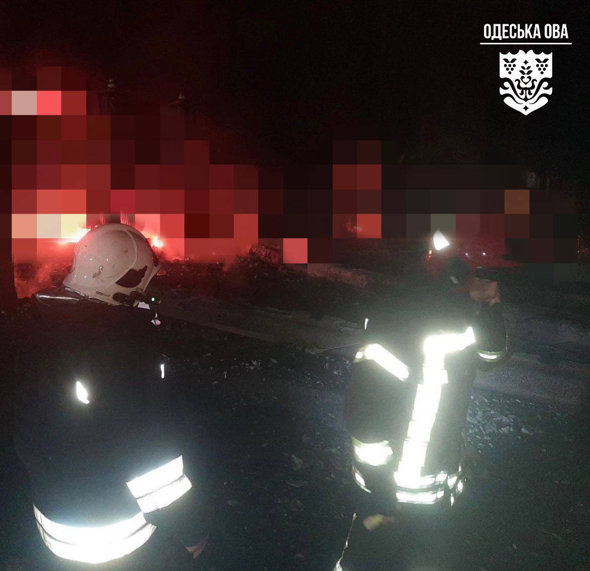 последствия обстрелов в Одесской области