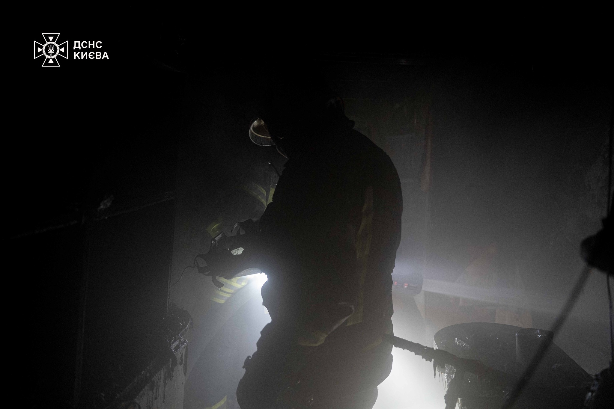 В Киеве произошел пожар в двухэтажке