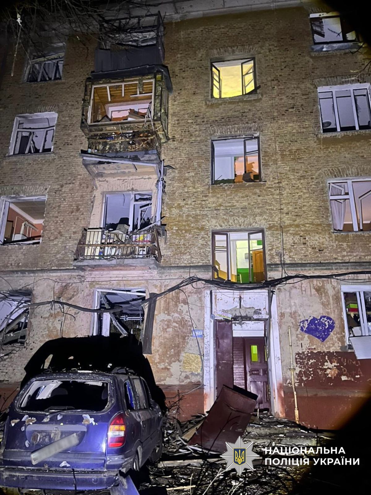 Последствия атаки в Чернигове