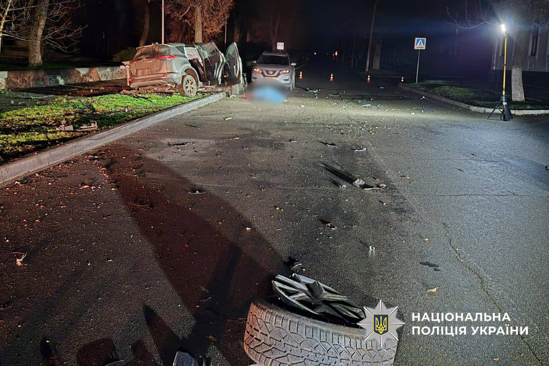 На Черкащині в ДТП загинув чоловік, двоє пасажирів госпіталізовані