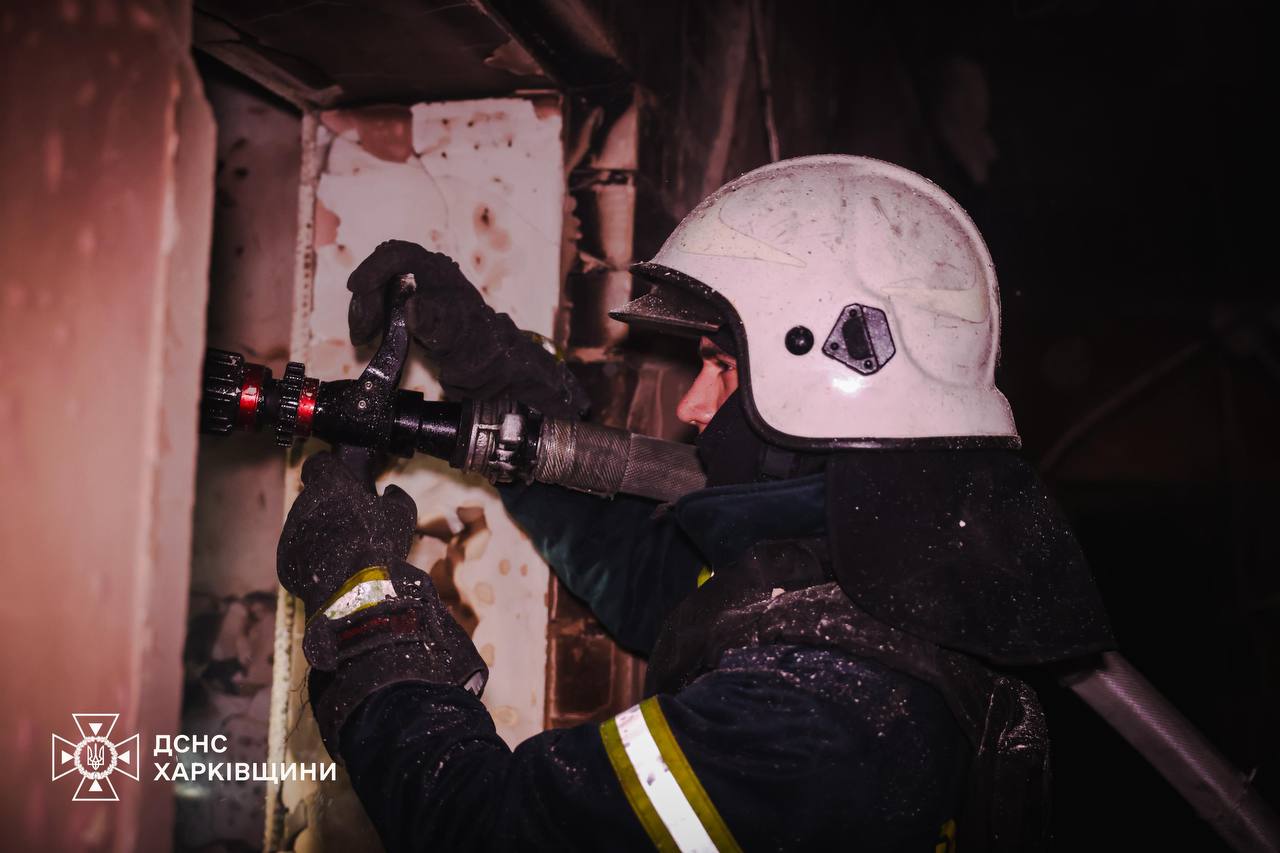 Атака дронов на Харьков.