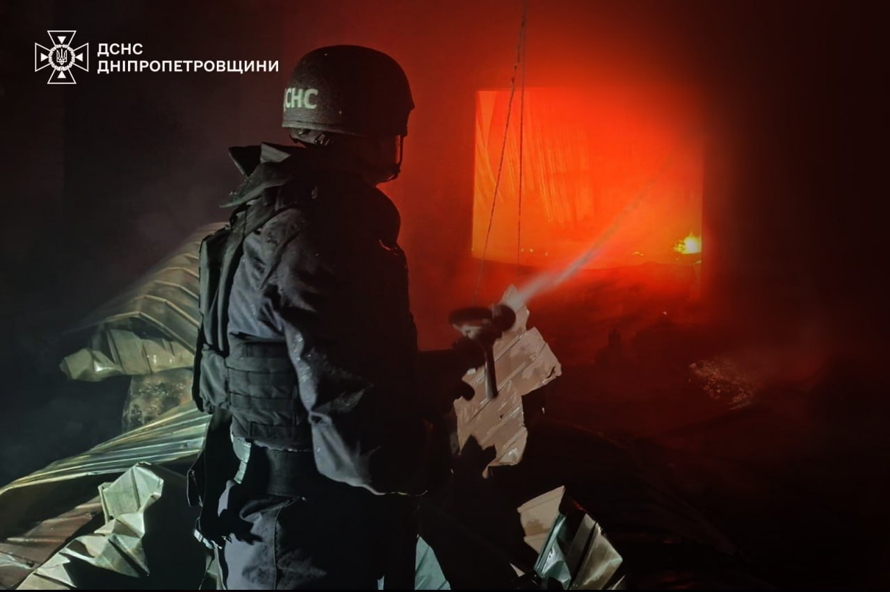 Враг ночью атаковал Днепропетровщину: есть погибший и раненые