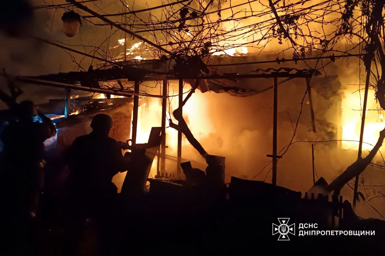 Враг ночью атаковал Днепропетровщину: есть погибший и пострадавшие