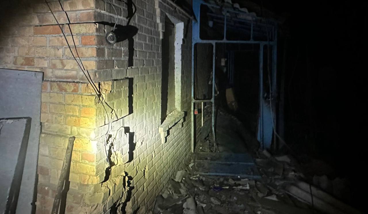 последствия обстрелов на Днепропетровщине