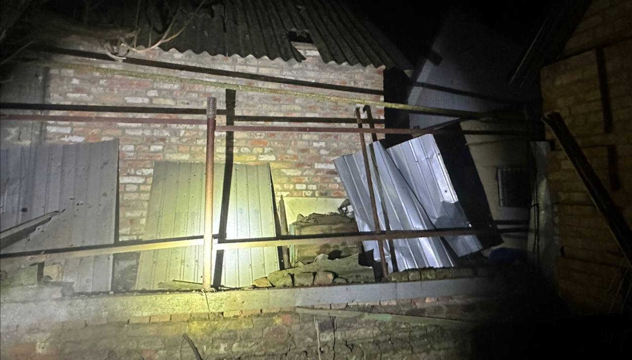 последствия обстрелов на Никопольщине