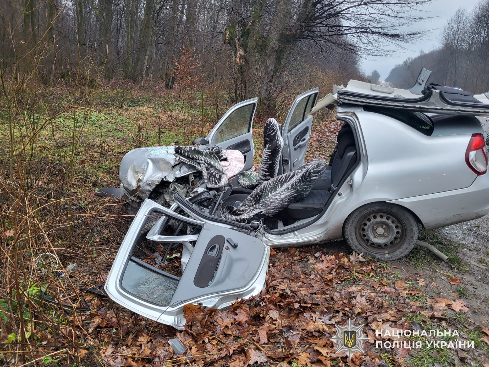 Тройное ДТП во Львовской области 22 декабря: двое пострадавших