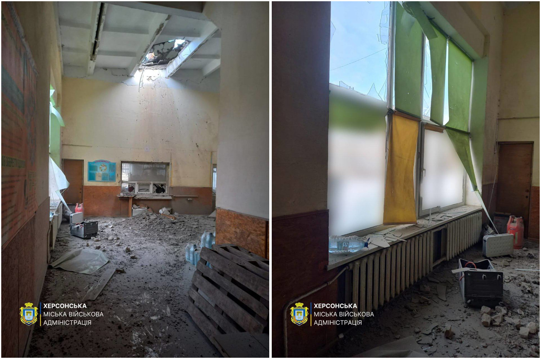Окупанти двічі атакували навчальний заклад у Херсоні