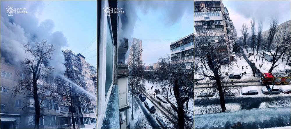 У Києві внаслідок пожежі в багатоповерхівці загинули дві людини