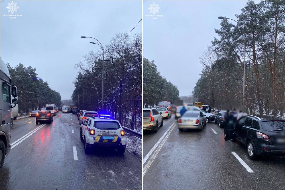 У Києві сталася ДТП за участю 13 авто