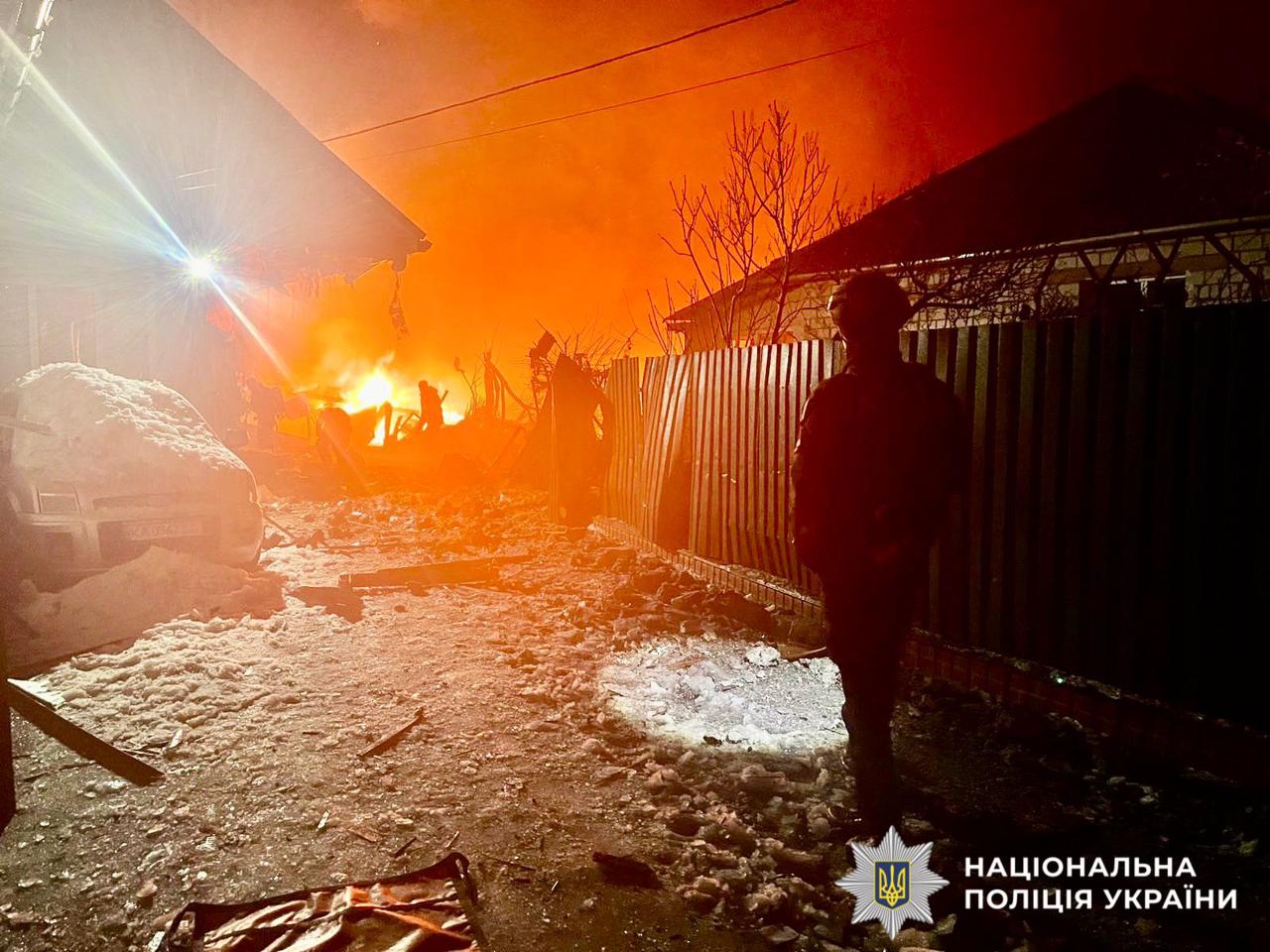 В полиции рассказали о последствиях вражеской атаки в Киевской области