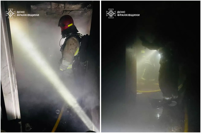 В Ивано-Франковске произошел пожар в общежитии