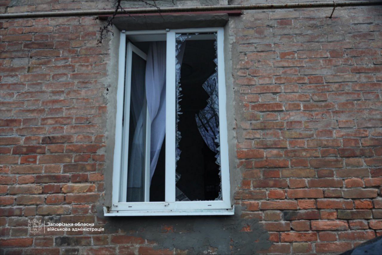 Россияне ударили беспилотником по Запорожью