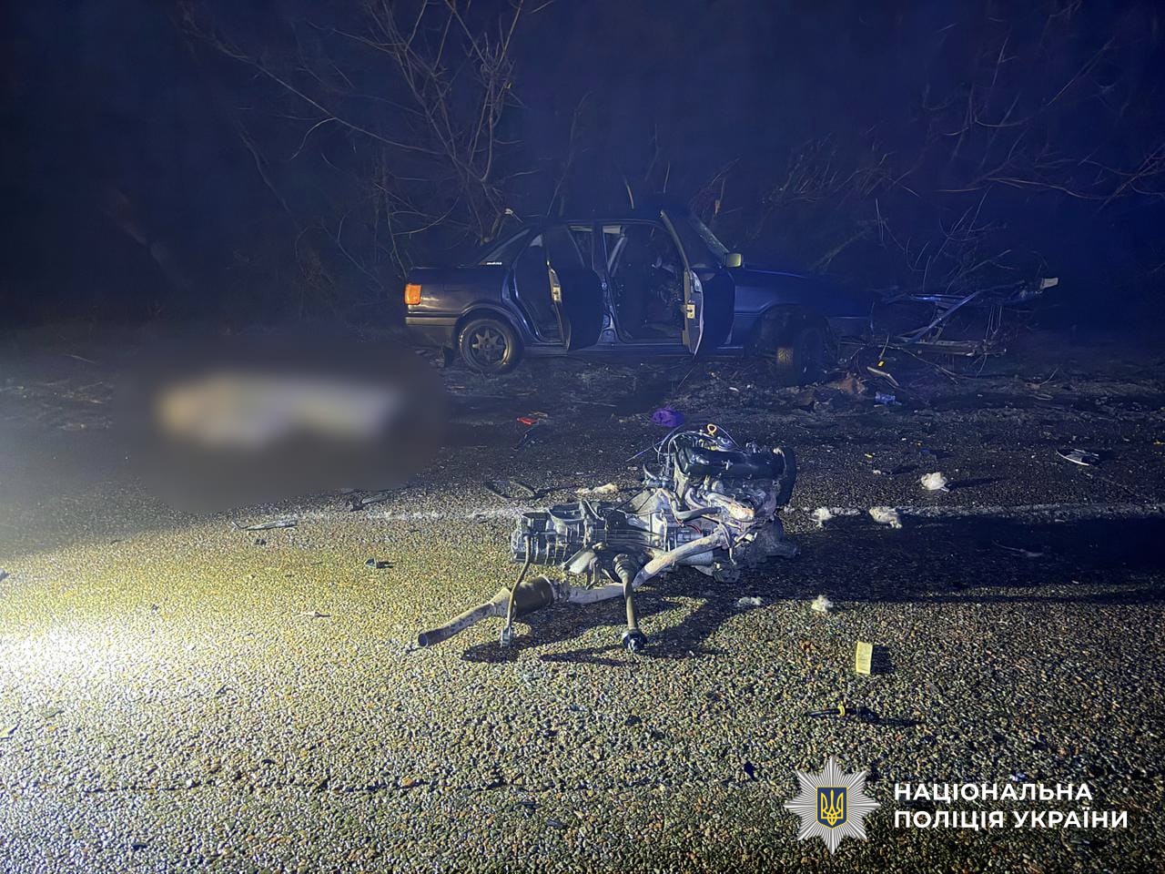 В Николаевской области в результате ДТП погиб один человек и еще двое травмированы