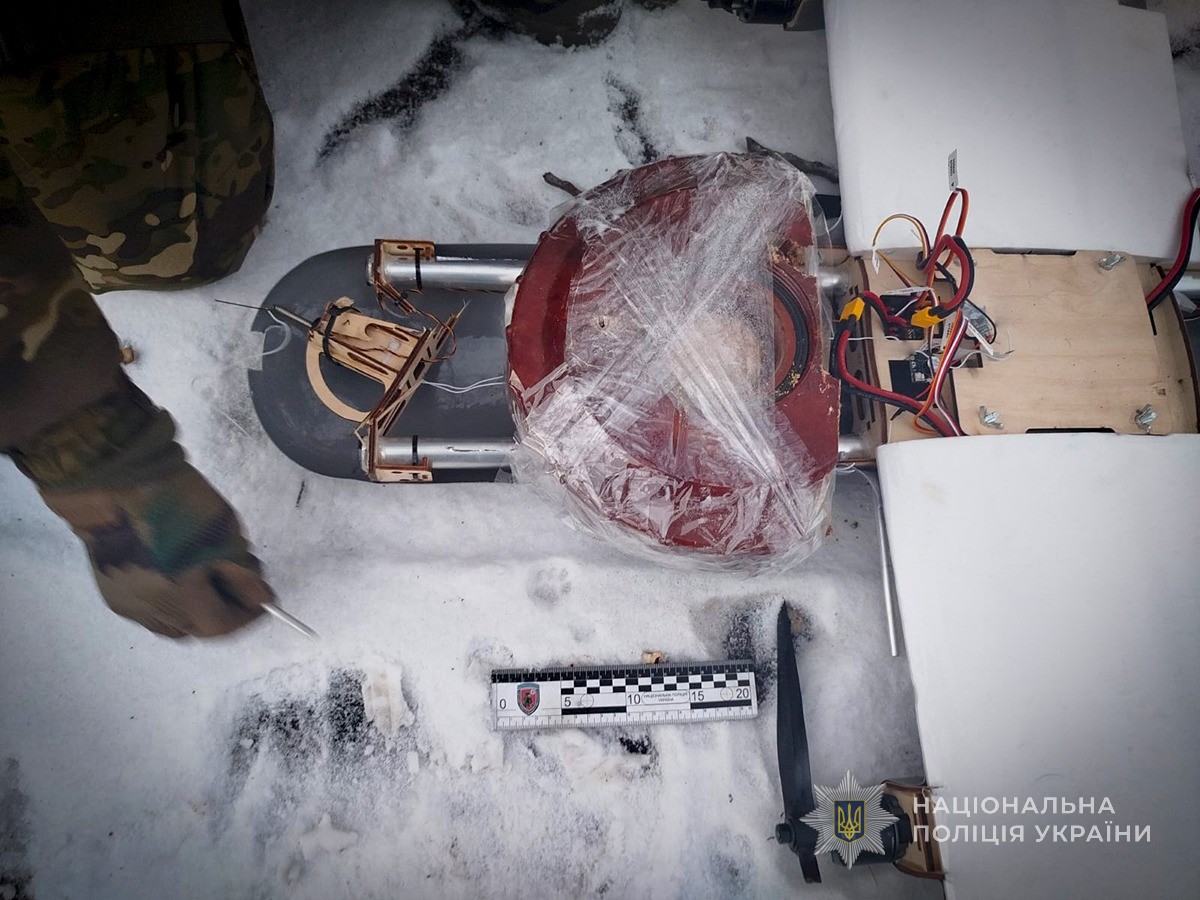 На Сумщині знешкодили російський дрон, споряджений протитанковою міною