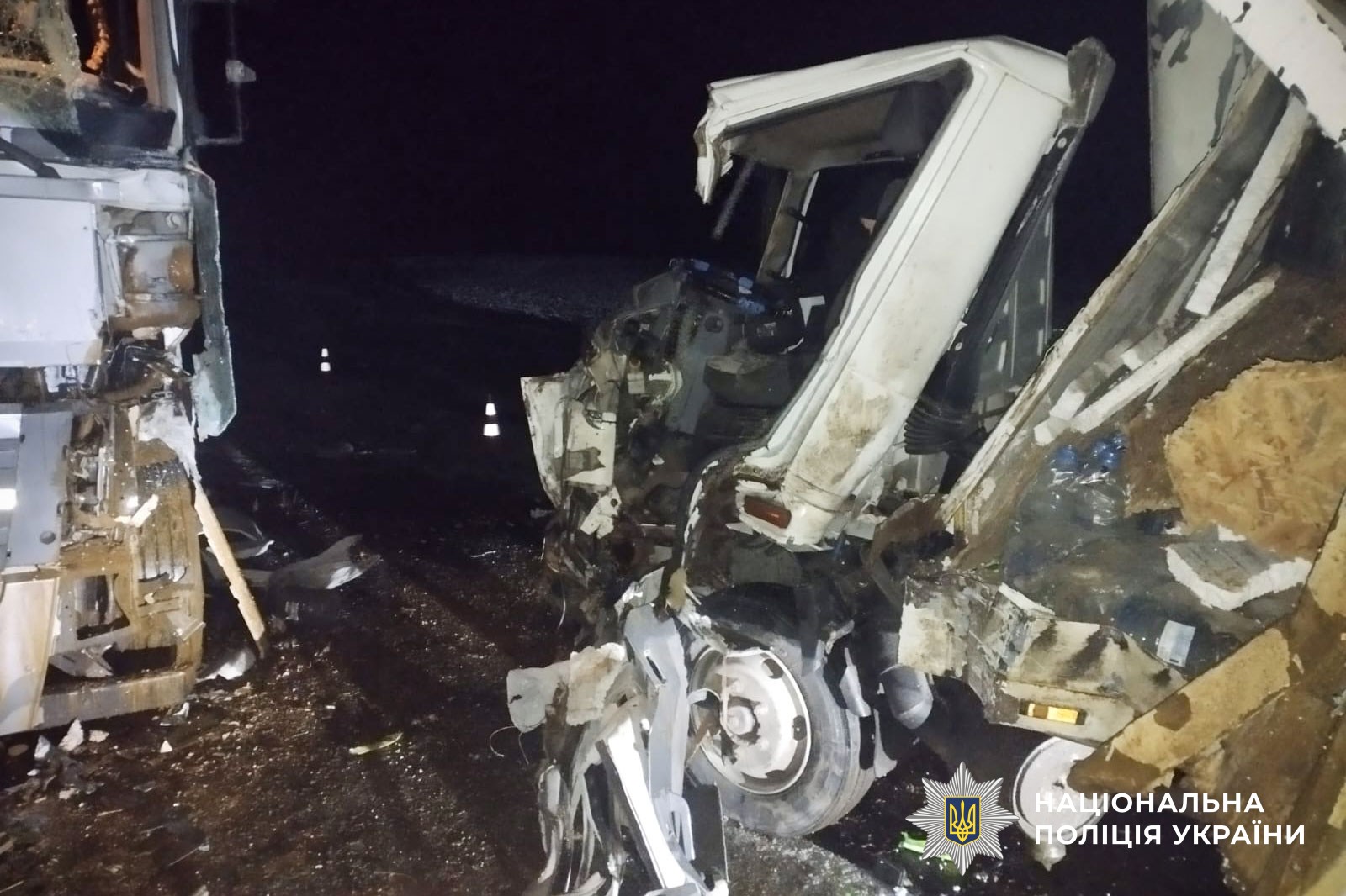 На Полтавщині зіткнулися дві вантажівки: є постраждалі