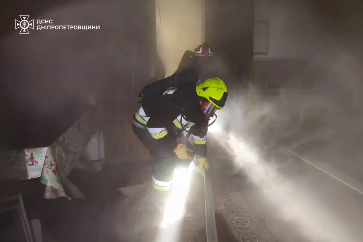 На Днепропетровщине горел храм