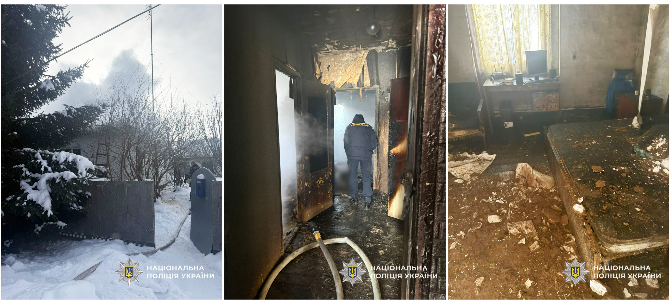 На Чернігівщині під час пожежі загинули троє людей