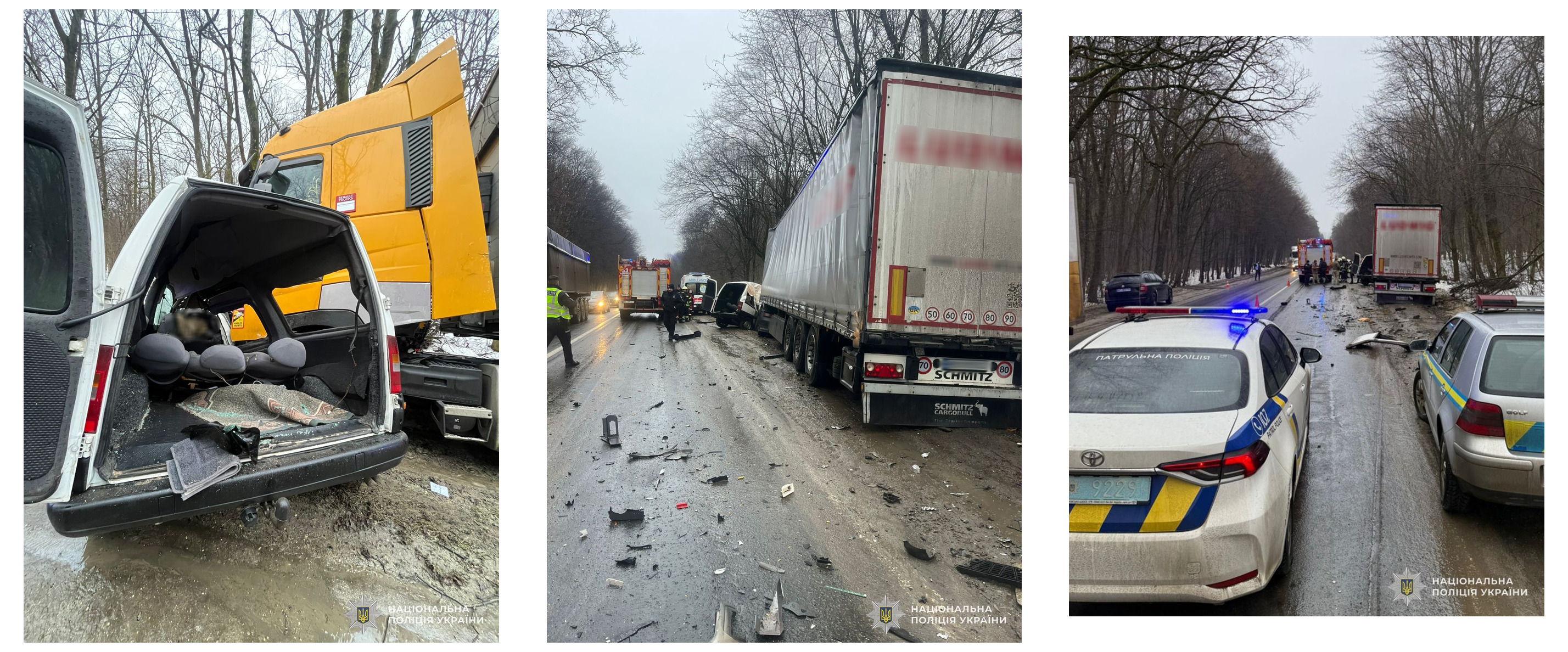 На Львівщині зіткнулися вантажівка та легковик: двоє загиблих
