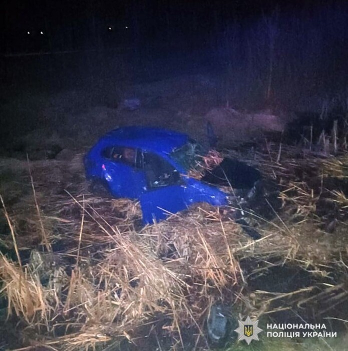 На Житомирщині легковик з’їхав в кювет: є постраждалий 